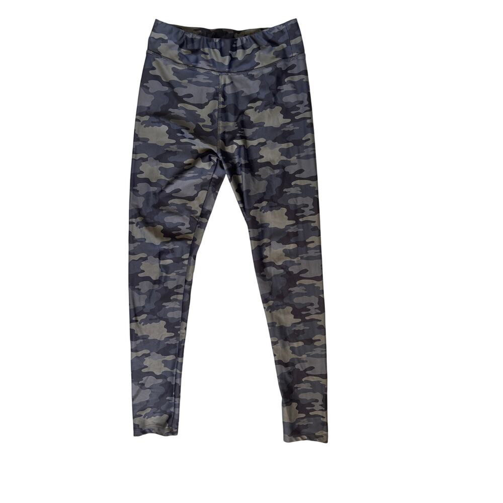 Runway Camo Leggings Women's Small Athletic Camouflage Black Gray Army Green